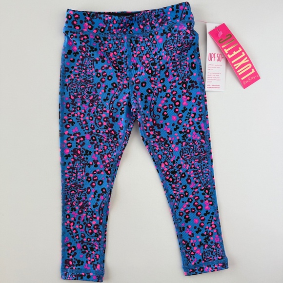 NWT Lilly Pulitzer Girls Luxletic Mini Weekender Legging size XS (2-3) - Picture 2 of 10